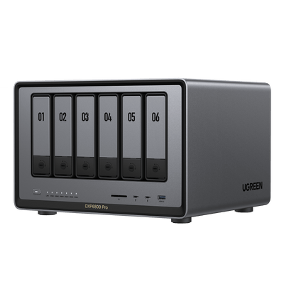 UGREEN 6 Bay NAS Server | 196TB Storage & 10GbE Ports – UGREEN NAS US
