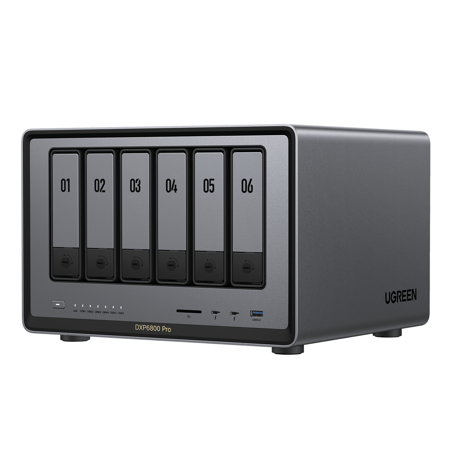 UGREEN 6 Bay NAS Server | 196TB Storage & 10GbE Ports – UGREEN NAS US
