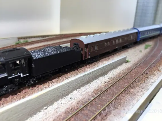 寝台急行「音戸」8両基本セット が入線です。KATO 10-1348 特別企画品