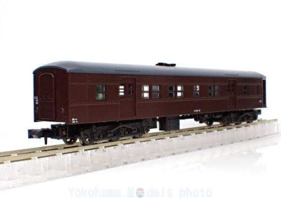 高崎運転所 旧型客車（スエ78 15＋スハ43系） が入線です。KATO 10