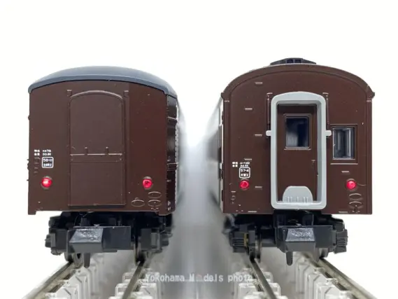 高崎運転所 旧型客車（スエ78 15＋スハ43系） が入線です。KATO 10