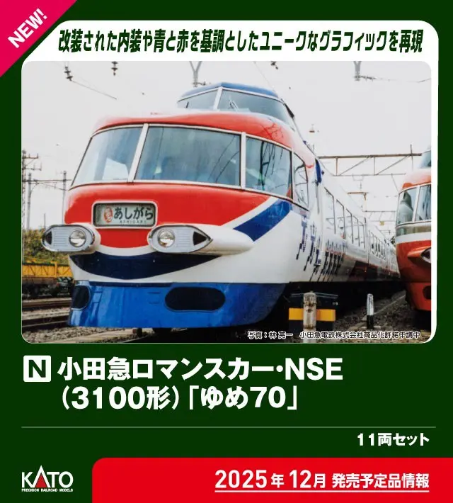 小田急ロマンスカー・NSE(3100形)「ゆめ70」11両セット 特別企画品