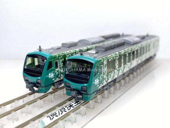 HB-E300系「リゾートしらかみ」橅編成（リニューアル版）の入線です