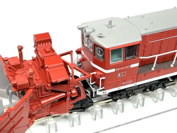 DD14 317 標準色 晩年 ロータリー式除雪機関車が入線しました