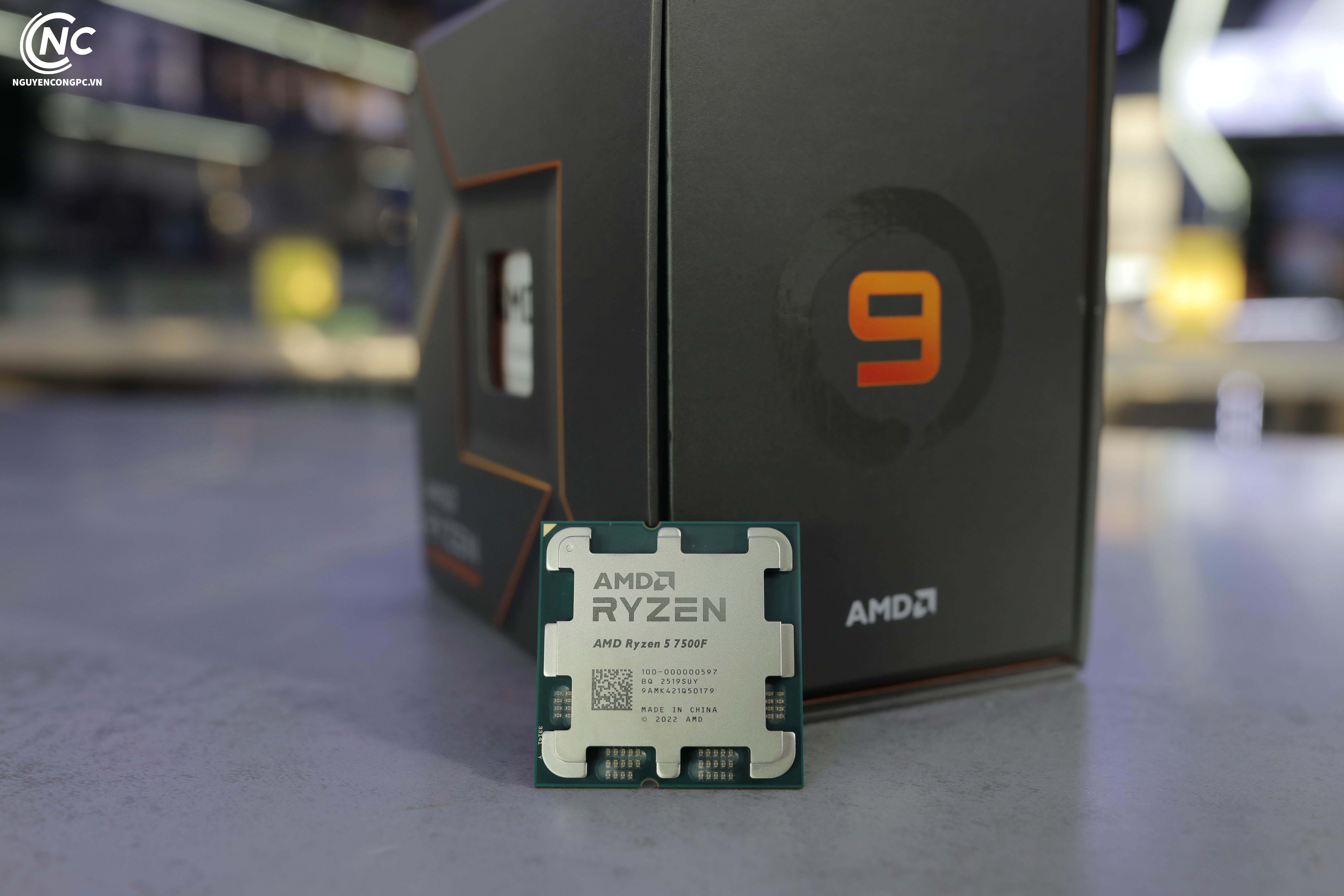 CPU AMD Ryzen 5 7500F TRAY NEW - Chơi game cực đỉnh
