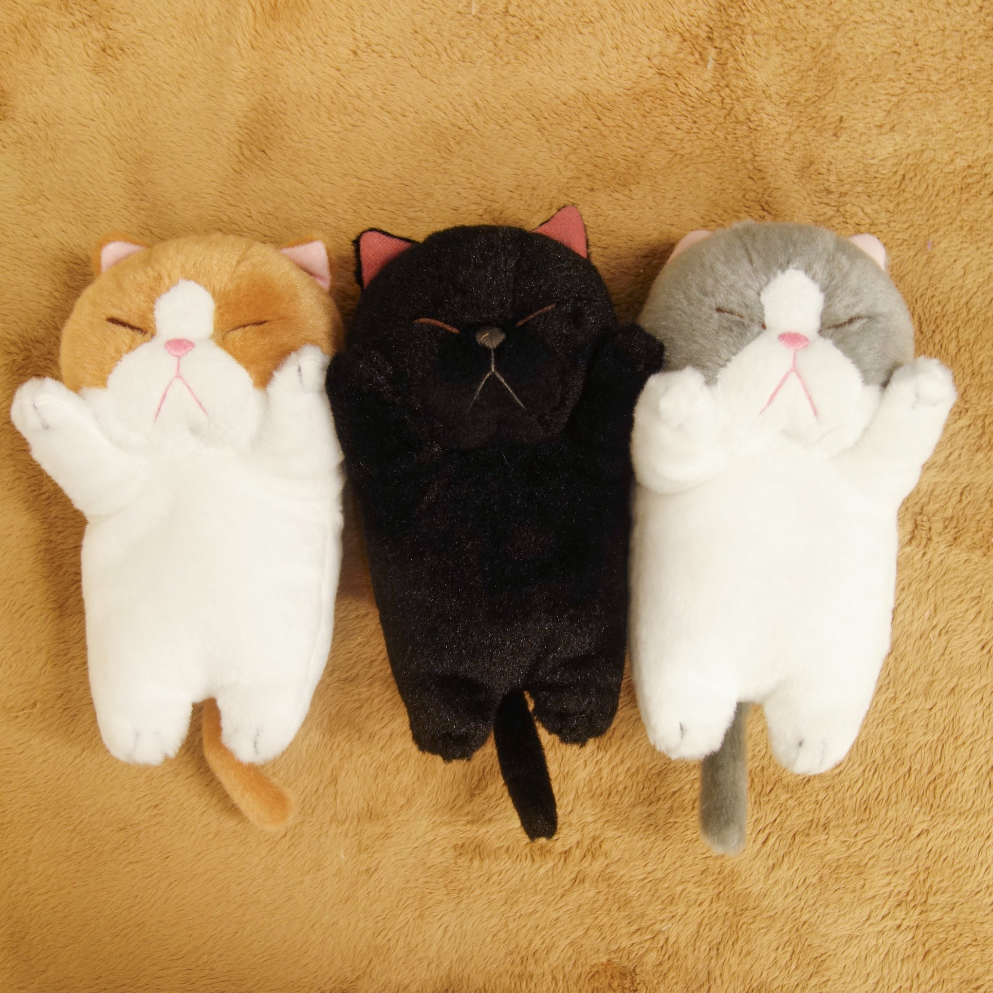 猫のぼうみたいなねこ ぬいぐるみ うつぶせ【全5種】 – nipopo