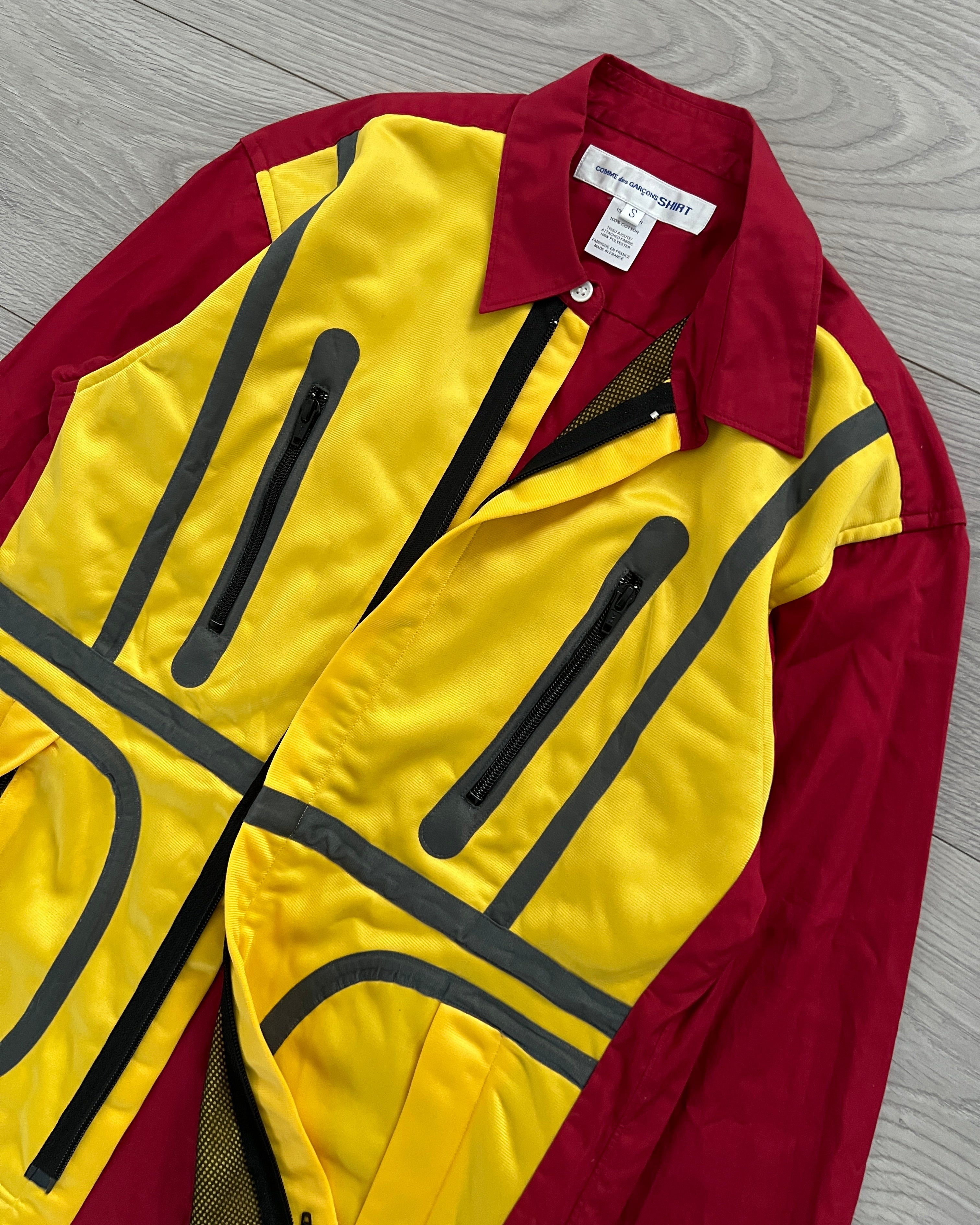 Comme Des Garcons SHIRT 2008 Technical Exposed Taped Seam Zip