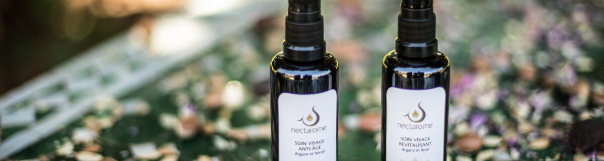 フェイシャルケアオイル（アルガン＆ローズ） - NECTAROME