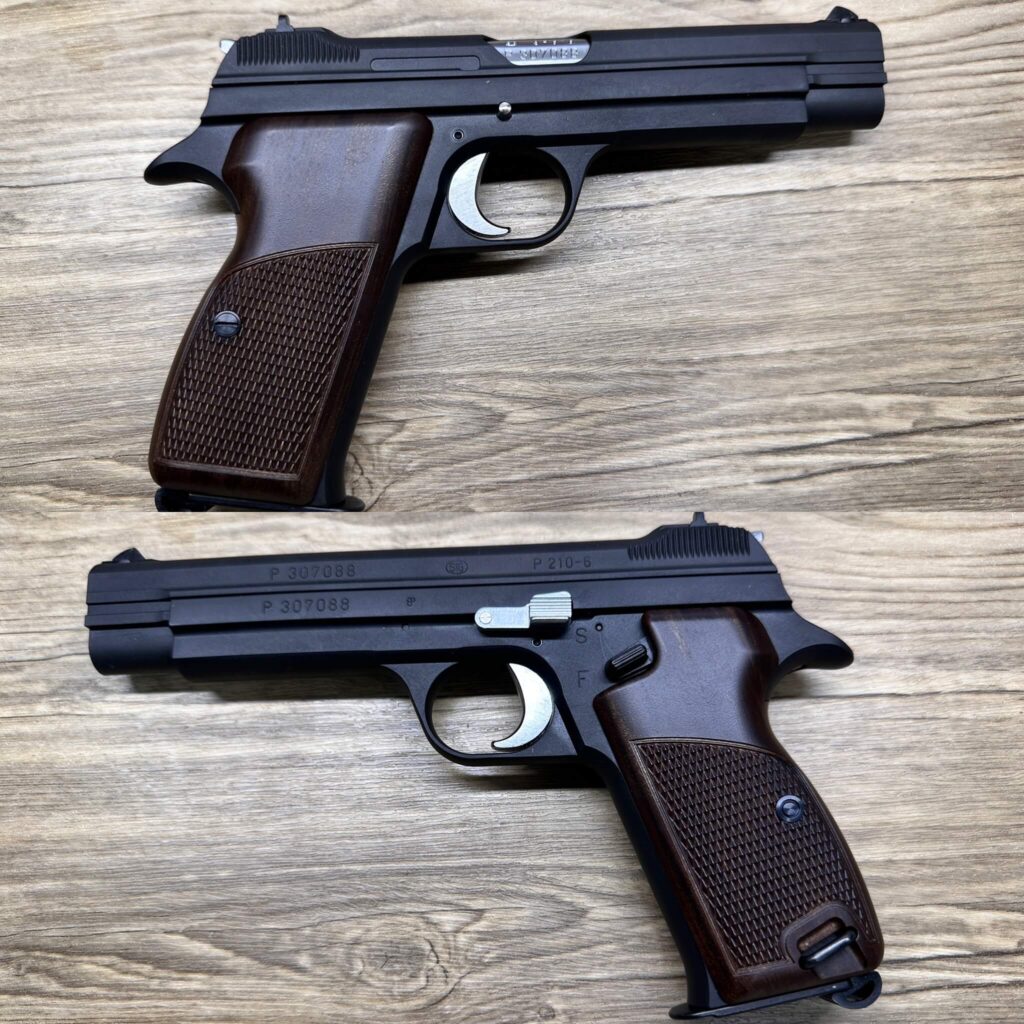 SIG P210-6 マルシン最新モデルのレビューです。フルストローク化や