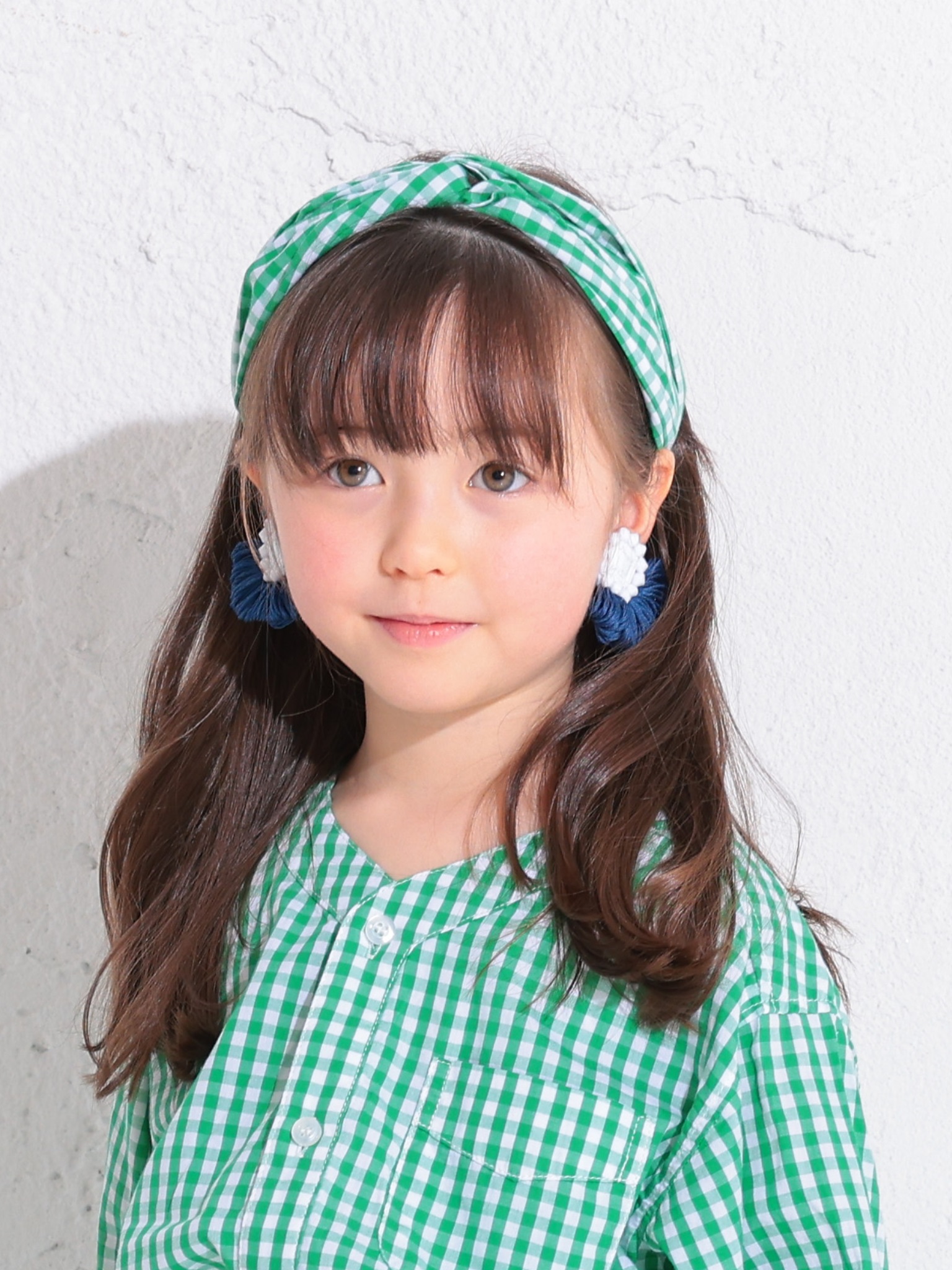 ギンガムチェックヘアバンド | 子供服のオーシャン＆グラウンド