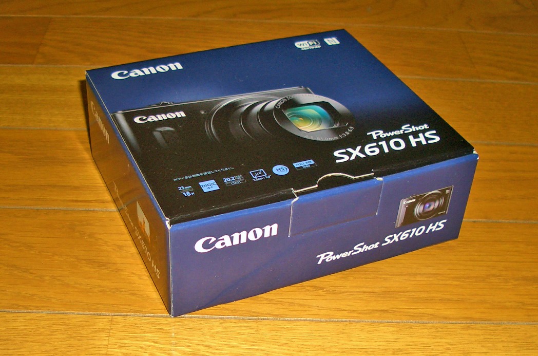 素人にでも簡単に使えるデジカメ「キヤノン PowerShot SX610」を購入