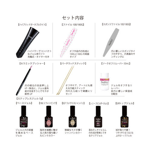 ☆ Naility! ジェルネイルスターターキット の通販｜ネルパラ
