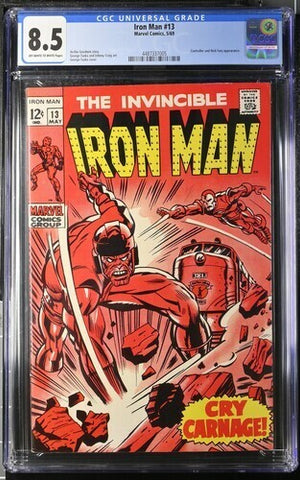 Iron Man #12 1969 - CGC 8.5 - Origin and 1st appearance of the Control