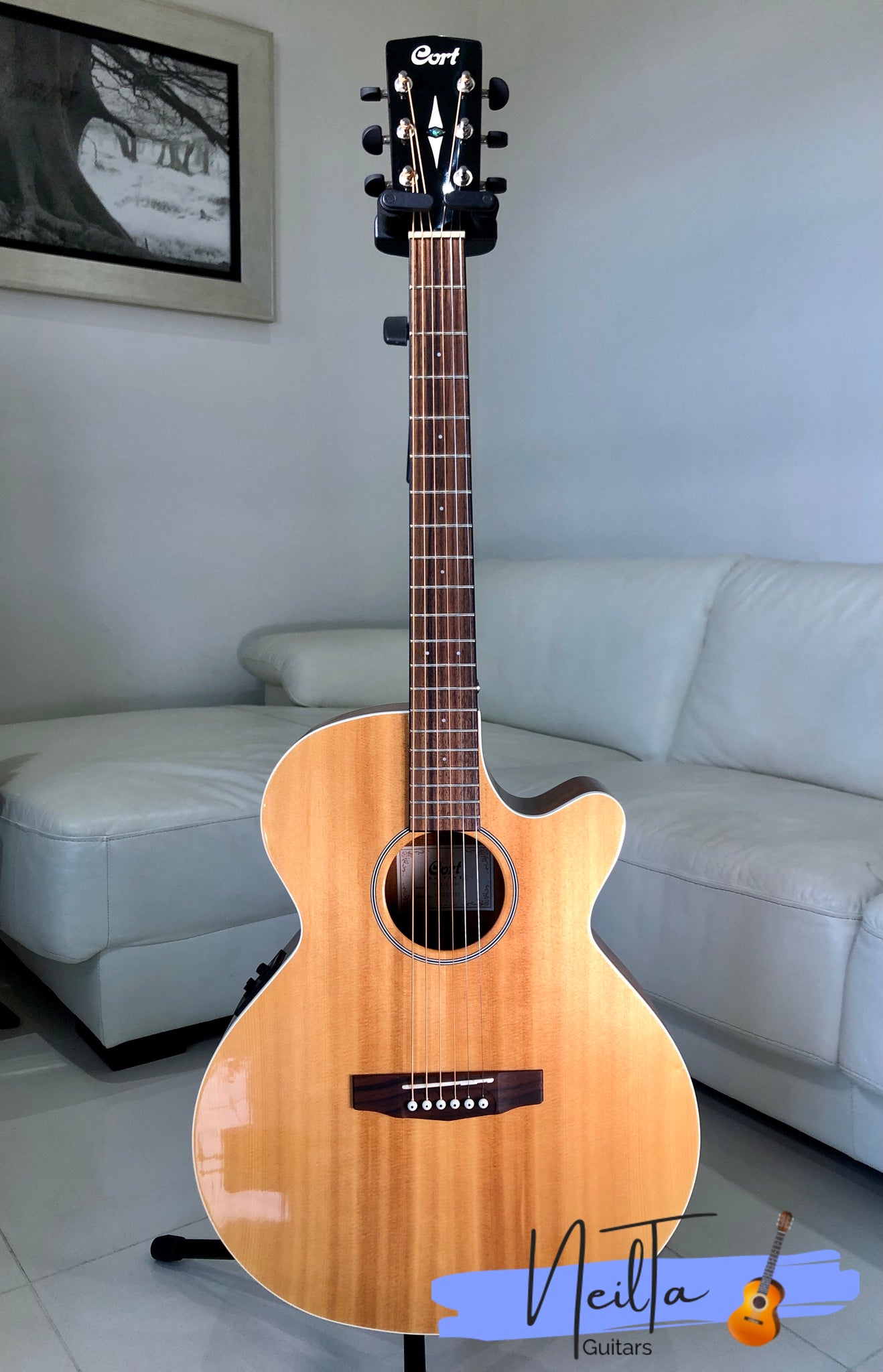 CORT SFX-1F ACOUSTIC ELECTRIC GUITAR - NATURAL – Neil Ta Music