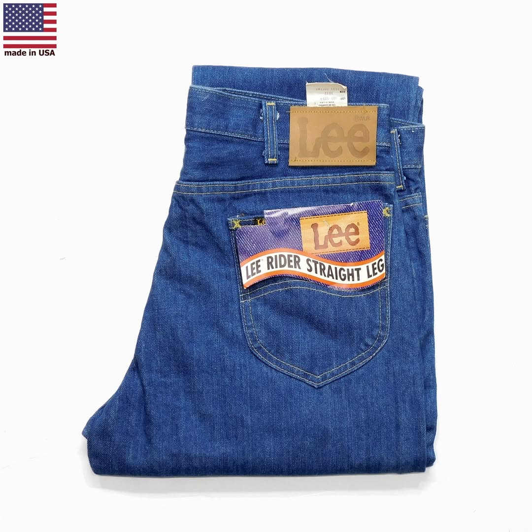 1970's Deadstock Lee 200-0149 Straight Leg Jeans – nest clothing store