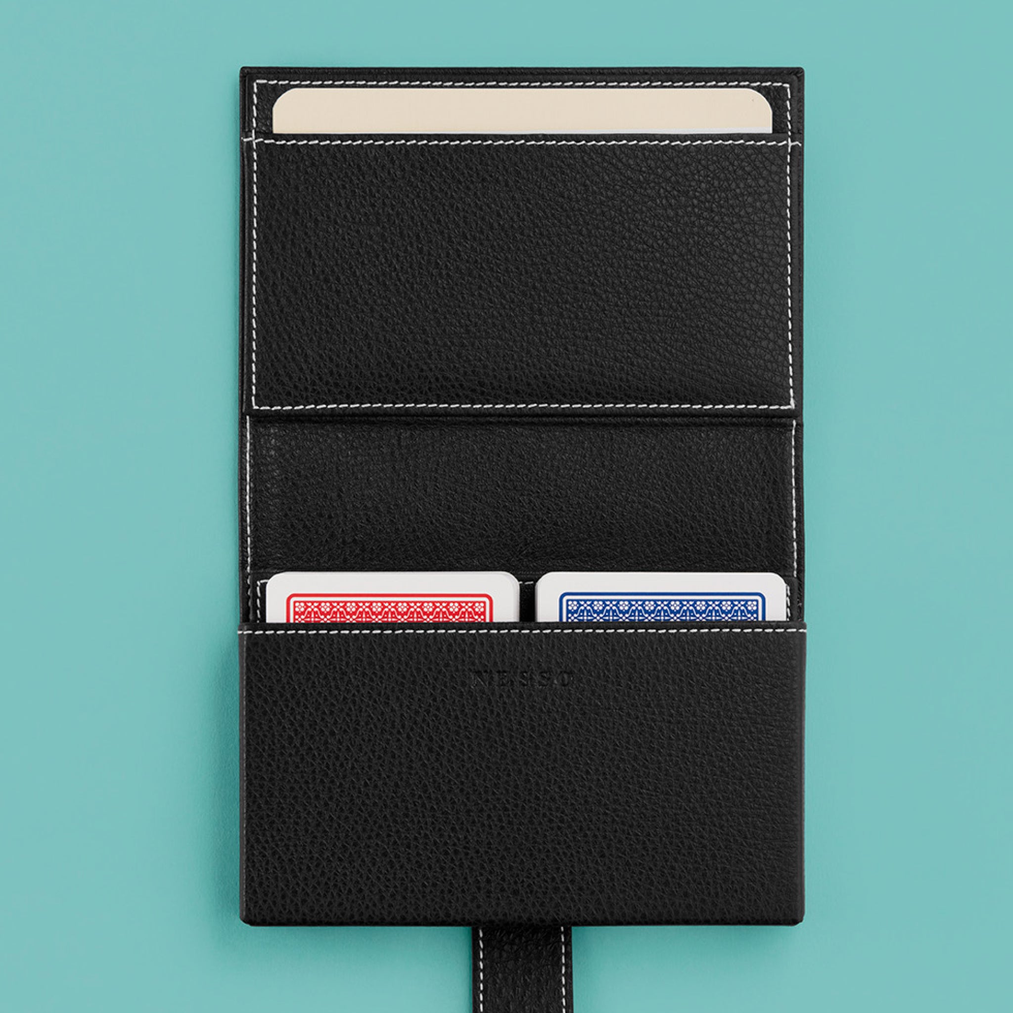 The Joseph Game Card Case | Leather Storage Poker Card Case