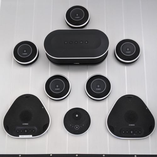 ある工場の情シスの会議室 Web 会議対応 〜YAMAHA スピーカーマイクは