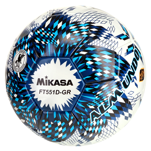 FT551D-GR-NLB サッカーボールALMUNDO 検定球5号 貼り 土用 | MIKASA