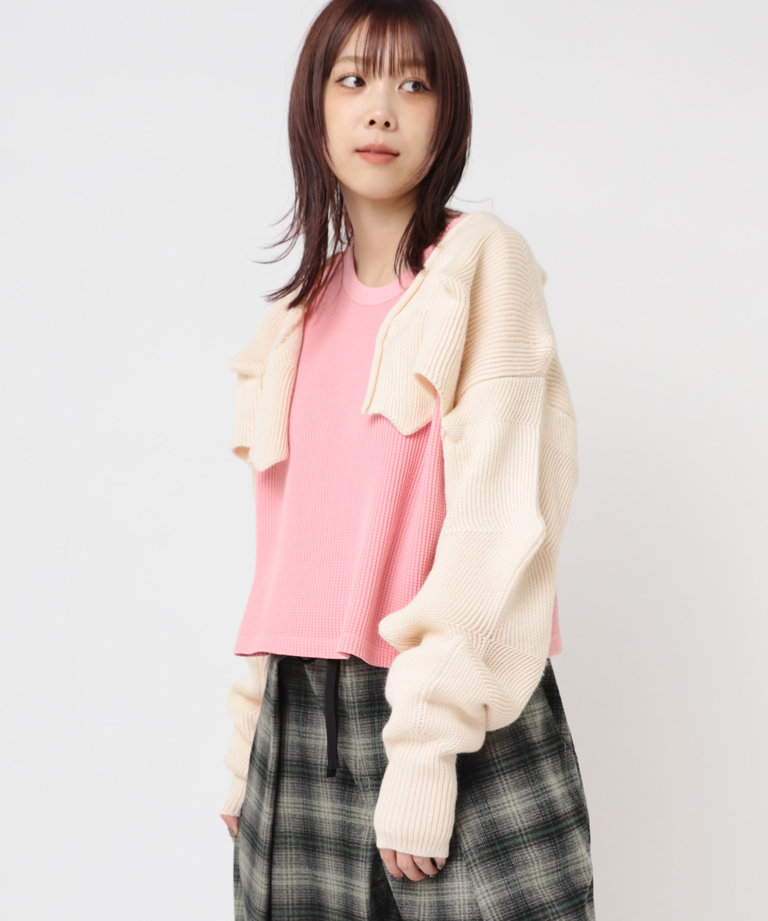 K2706 トゲトゲカーディガン(M ホワイト): トップス - RNA ONLINE