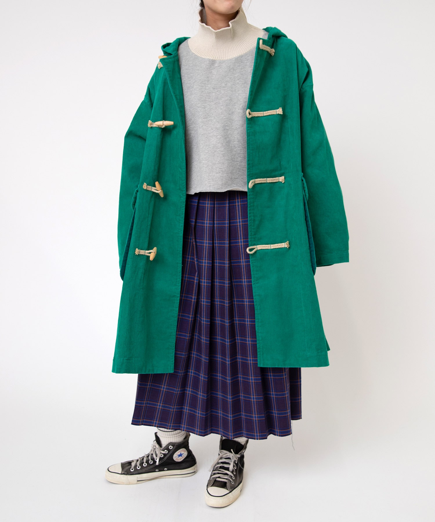 C0781 BIGダッフルコート(M グリーン): アウター - RNA ONLINE STORE