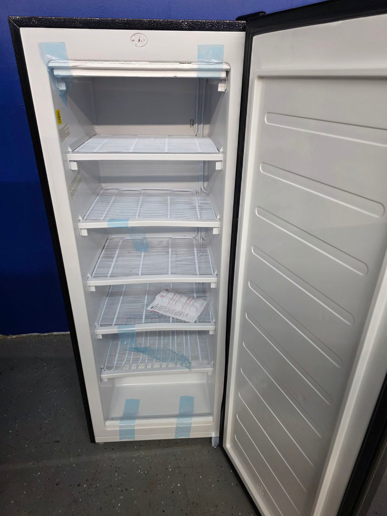 Frigidaire 6.5-cu ft Garage Ready Upright Freezer in Stainless Steel -