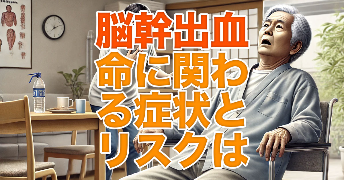 脳幹出血はなぜ危険？命に関わる症状と知られざるリスク要因|再生医療