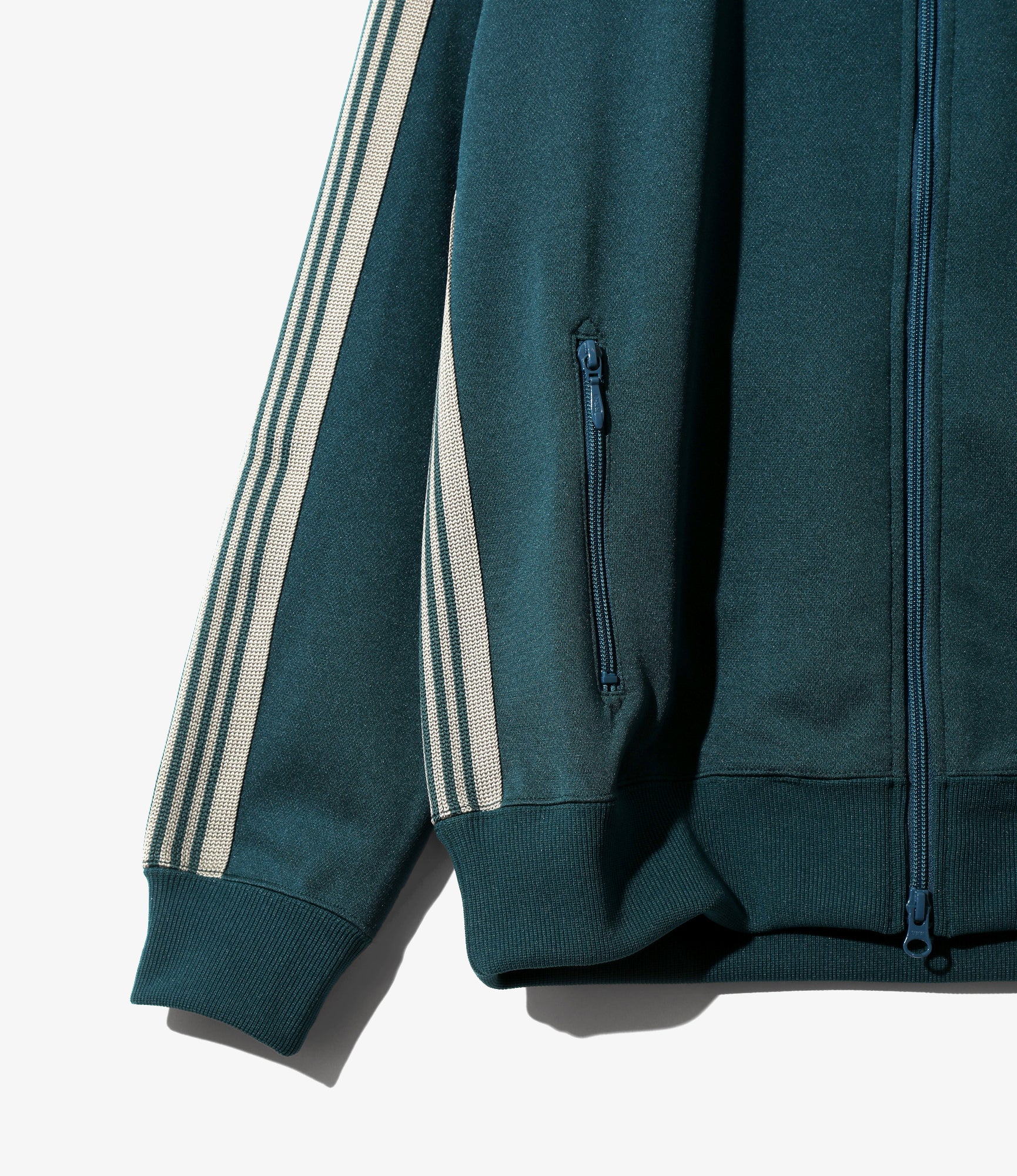 Track Jacket – Green Smooth Polyester | Needles | Nepenthes London