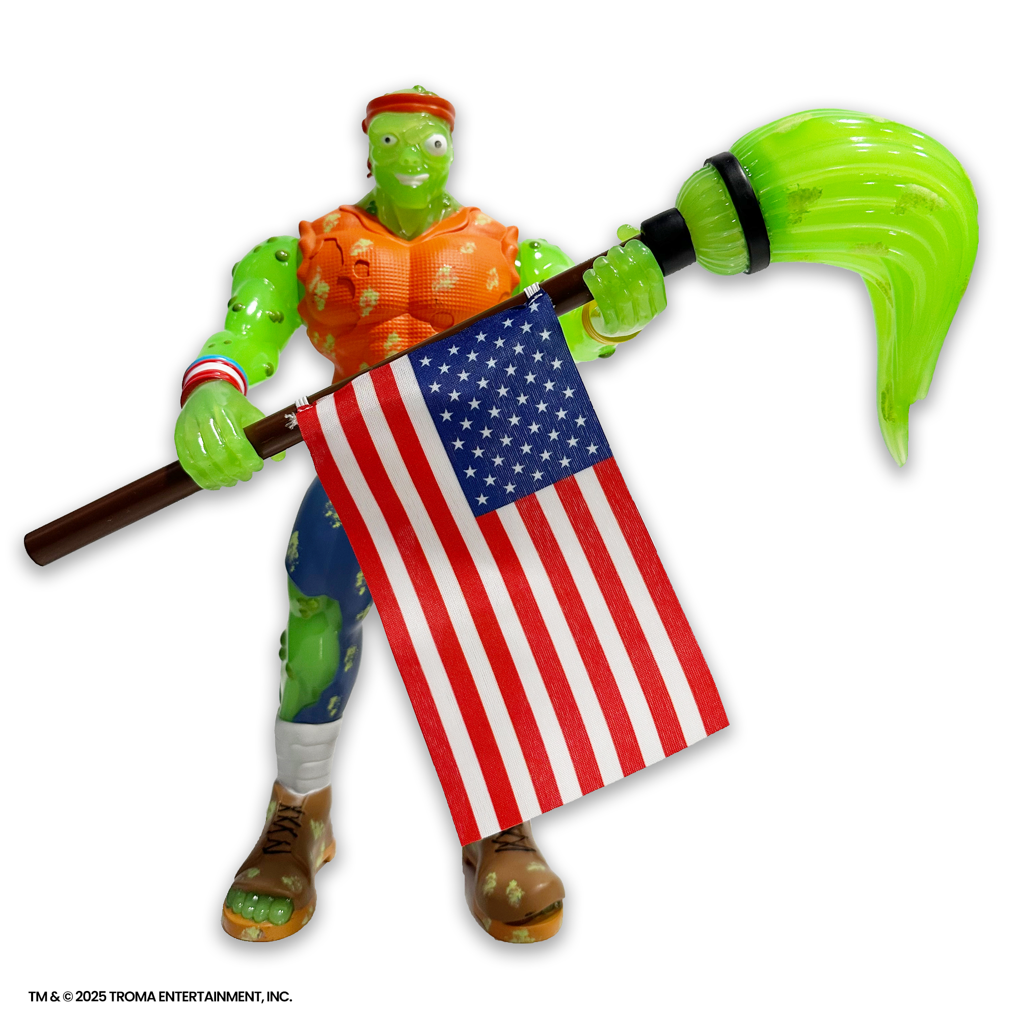 Toxic Crusaders - Toxie Soft Vinyl Figure - Translucent Variant