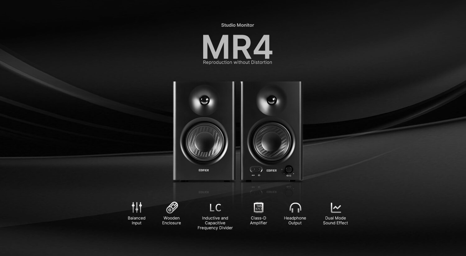 Powered Studio Monitor Speakers | MR4 -【Edifier USA】