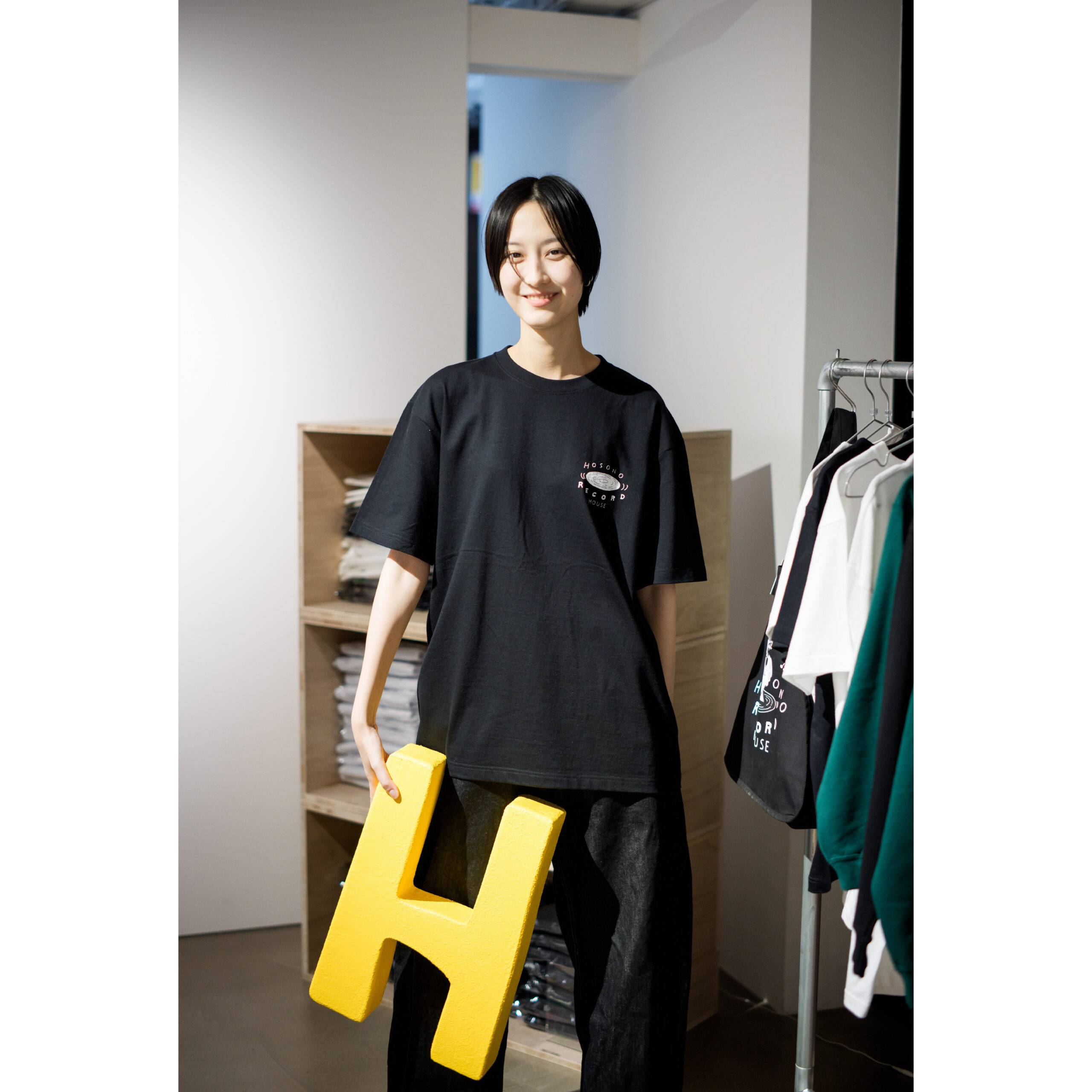 細野晴臣 - HOSONO RECORD HOUSE Tee [Black] - New Gallery