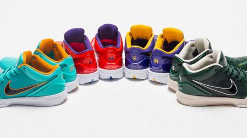 LOOK: UNDEFEATED x Nike Kobe 4 Protro sneakers featuring Spurs