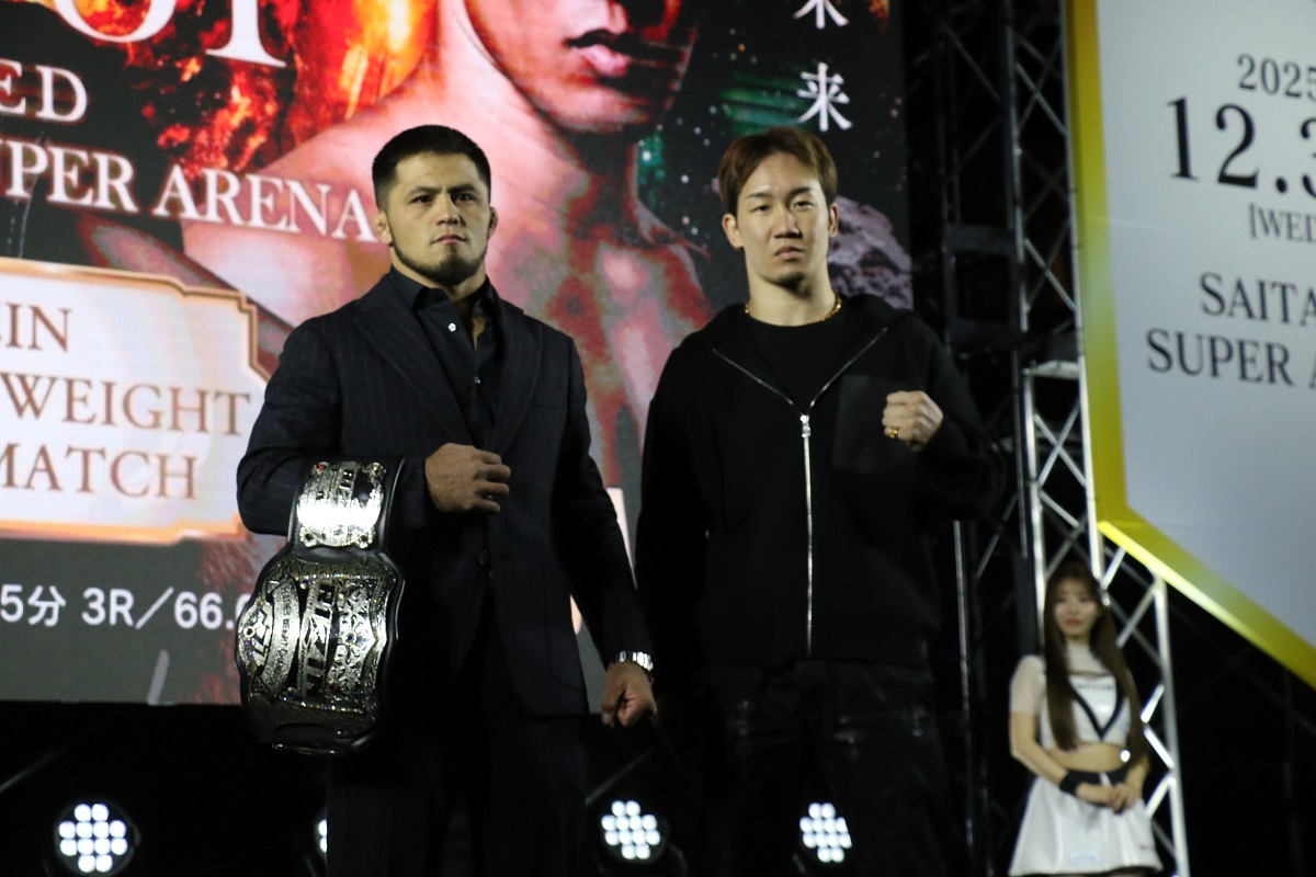 朝倉未来がフェザー級王者シェイドラエフに挑戦「覚悟は決まっている