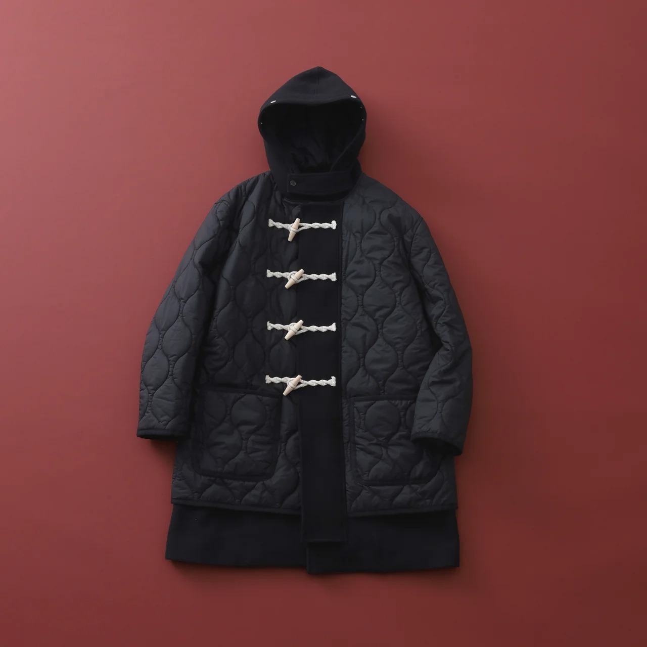 コム デ ギャルソン・オム】大人のダウン200｜ダッフルコート型の中綿