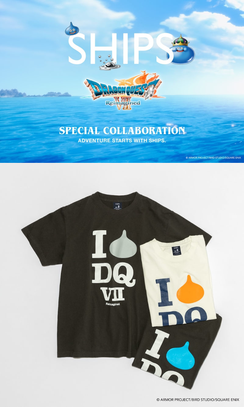 アパレルブランド「SHIPS」×『ドラクエVII』初コラボ☆カプセル