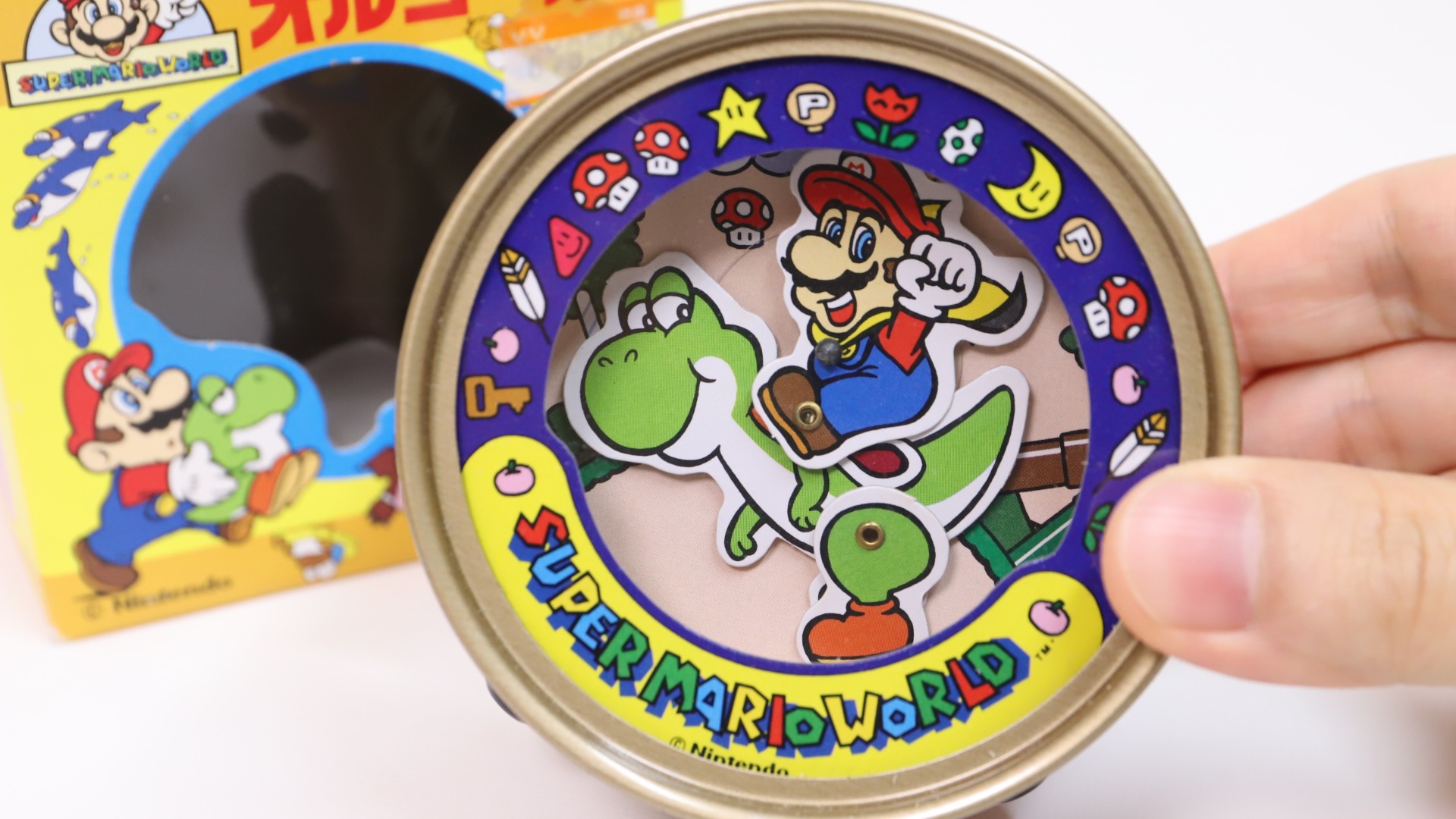 懐かしくて癒される！30年前のスーパーマリオワールドオルゴール（jsc