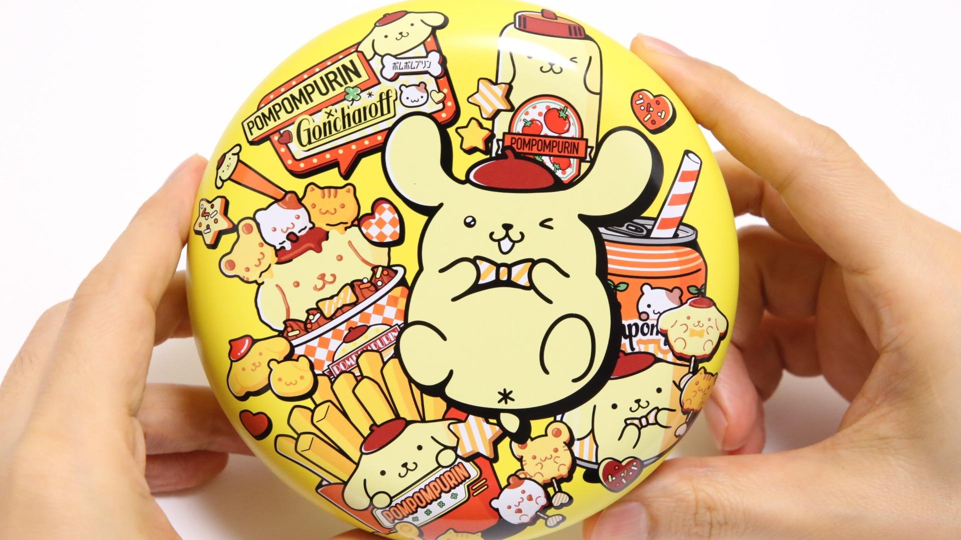 サンリオ】ポムポムプリンの可愛さが弾けるマカロン缶。マカロンでは