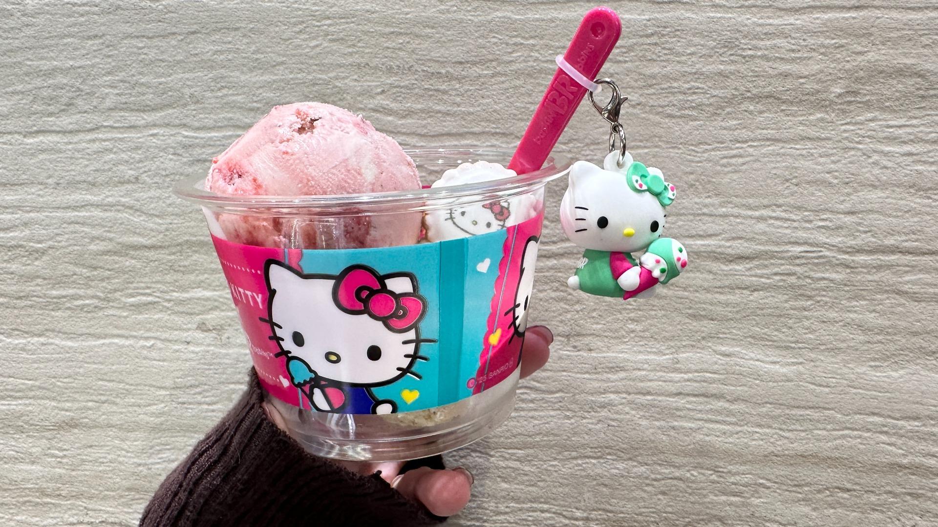 ハローキティ】本日新発売！無料でもらえる♪サーティワン×キティ誕生