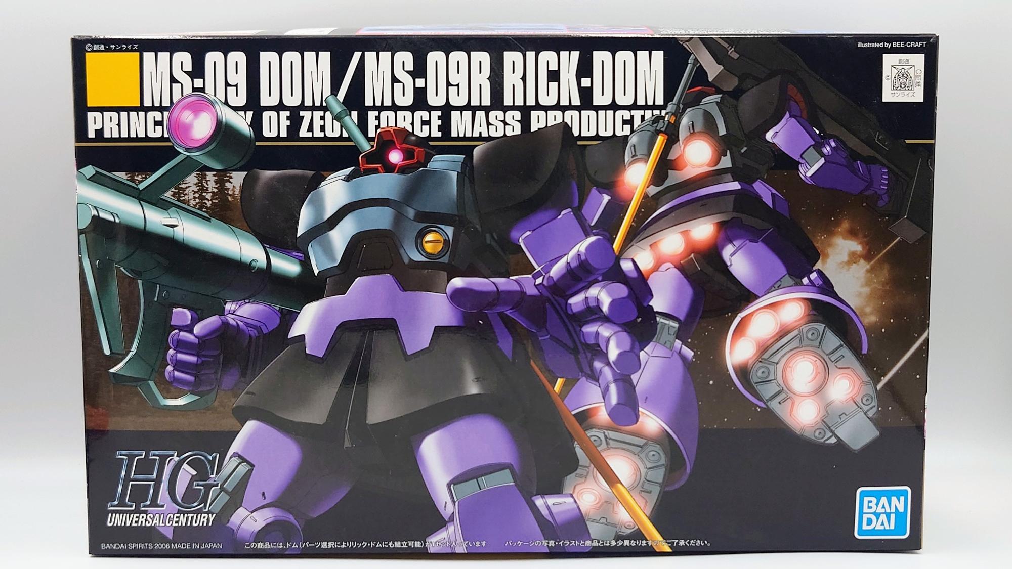 HGUC ドム / リック・ドム】デカールでディティールアップ！ガンダム