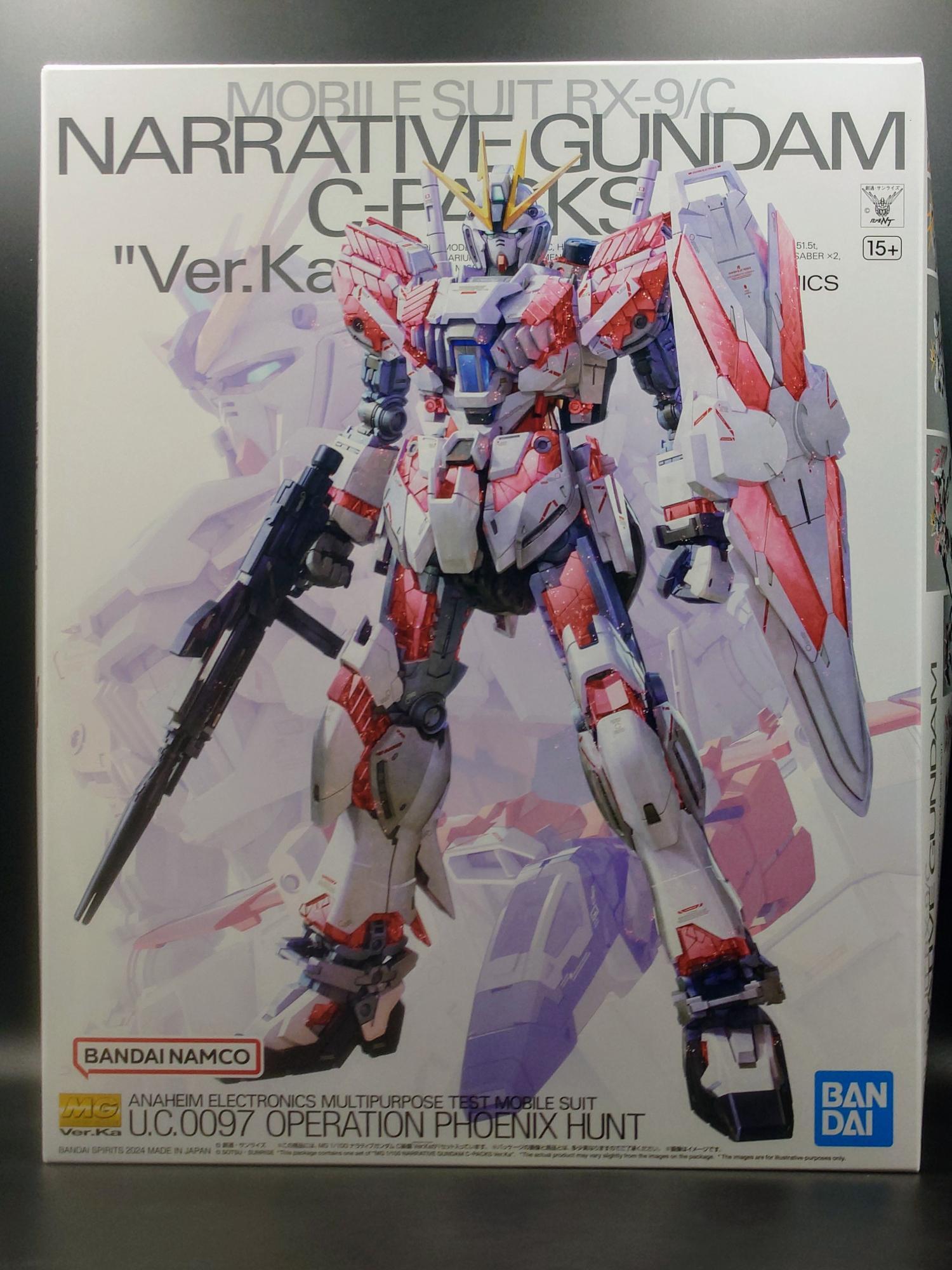 MG ナラティブガンダム C-PACKS Ver.Ka】ガンプラ レビュー♪（りゅう