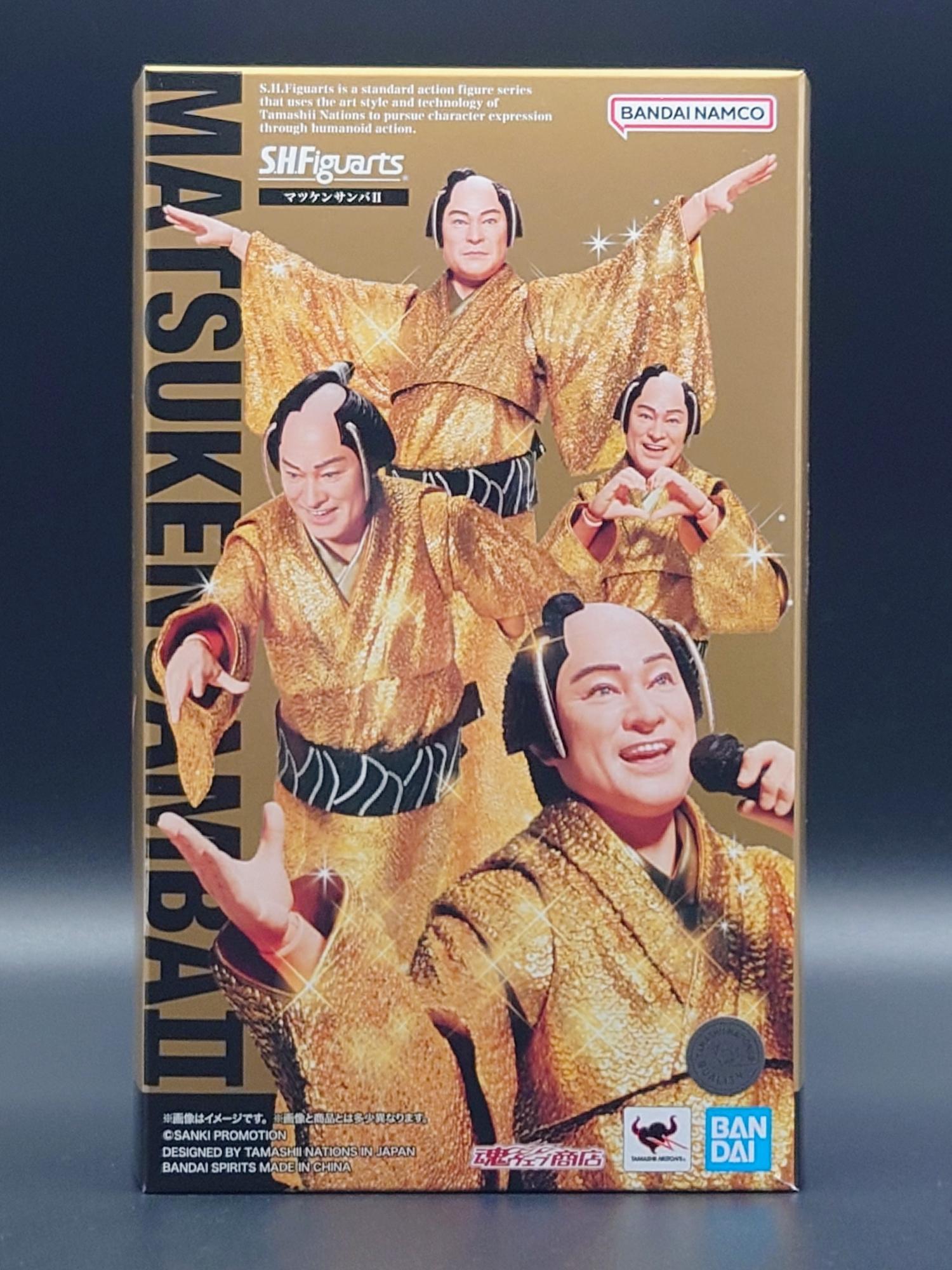 バンダイ狂気シリーズ最新作【S.H.Figuarts マツケンサンバⅡ