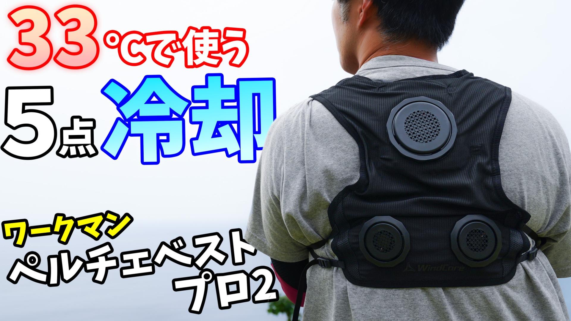 ワークマン】5点冷却のペルチェベスト！進化したワークマンの冷却服を