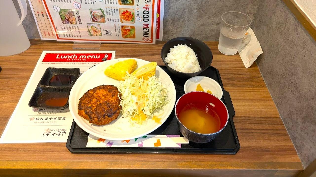 大阪市】旨い！居酒屋ランチ880円！ヘルシー鶏バーグ定食！お得！ご飯