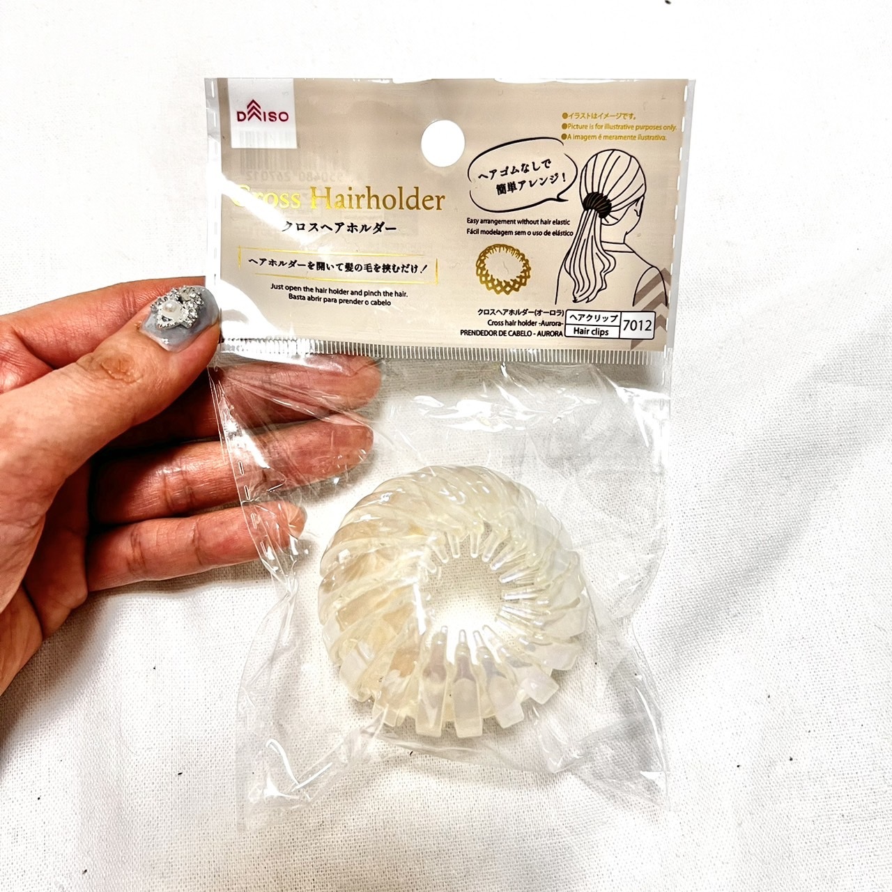 ダイソー】大人気で話題だったヘアアクセに新色登場！！便利すぎるその