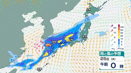 雨風情報】きょう（24日）から全国的に雨模様 24日（火）～3月1日（日