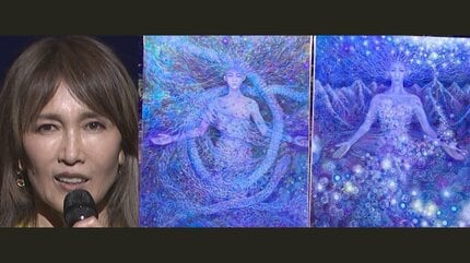 工藤静香さん 絵画作品を公開 「少し恥ずかしいですが、去年からの