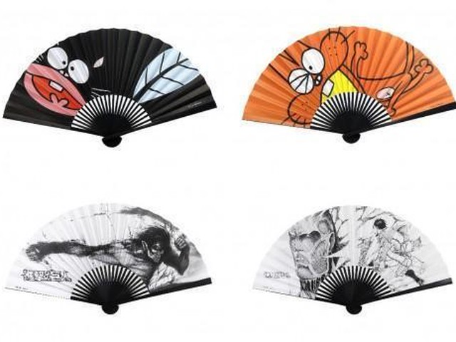 老舗の京扇子が「赤塚不二夫」「進撃の巨人」と衝撃コラボ（Japaaan）