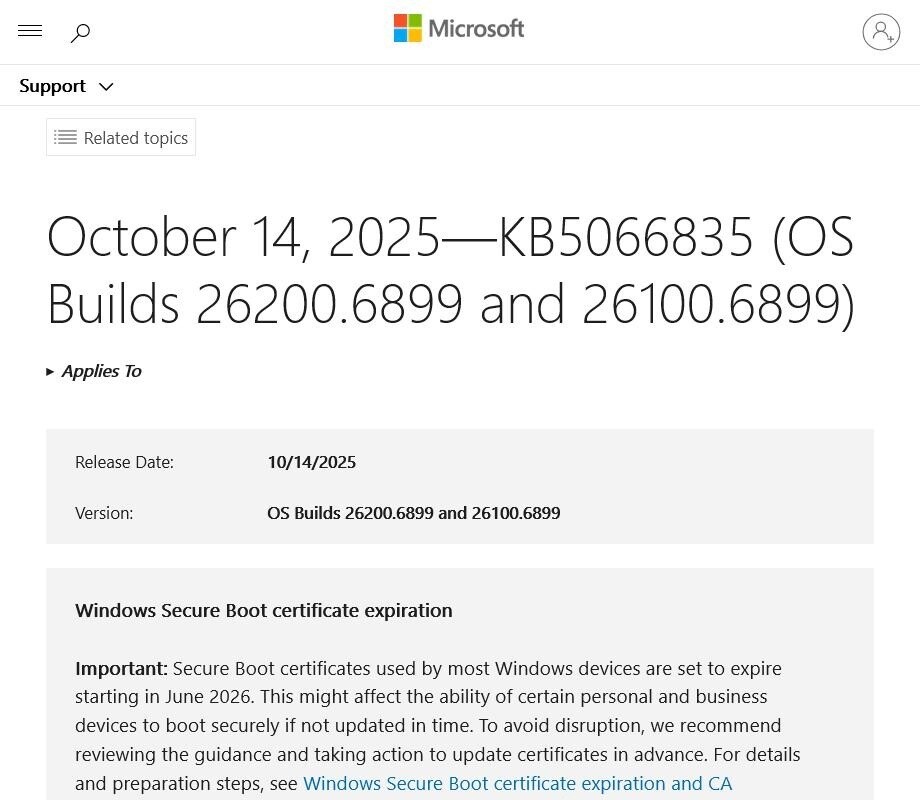 Windows 11向け10月の月例更新プログラム「KB5066835」リリース