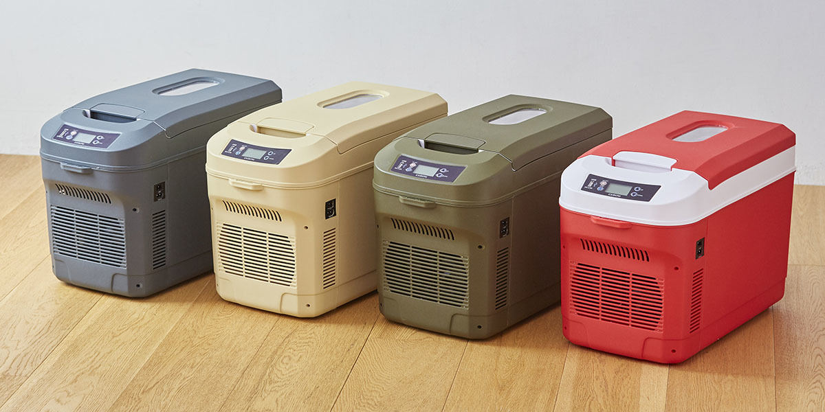 シガーソケットでも使える保冷/保温両対応のポータブル冷蔵庫 | マイ
