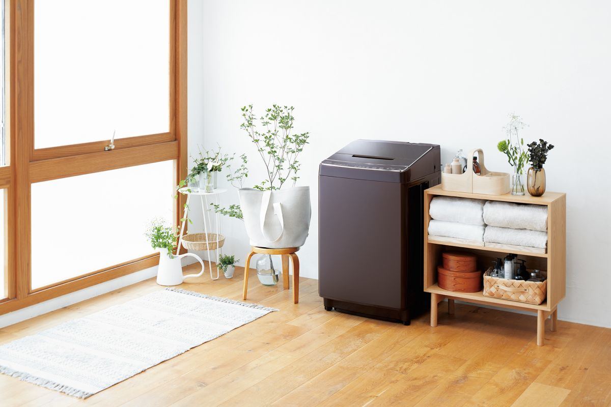 東芝のタテ型洗濯機「ZABOON」、液体洗剤・柔軟剤の自動投入を備えた新