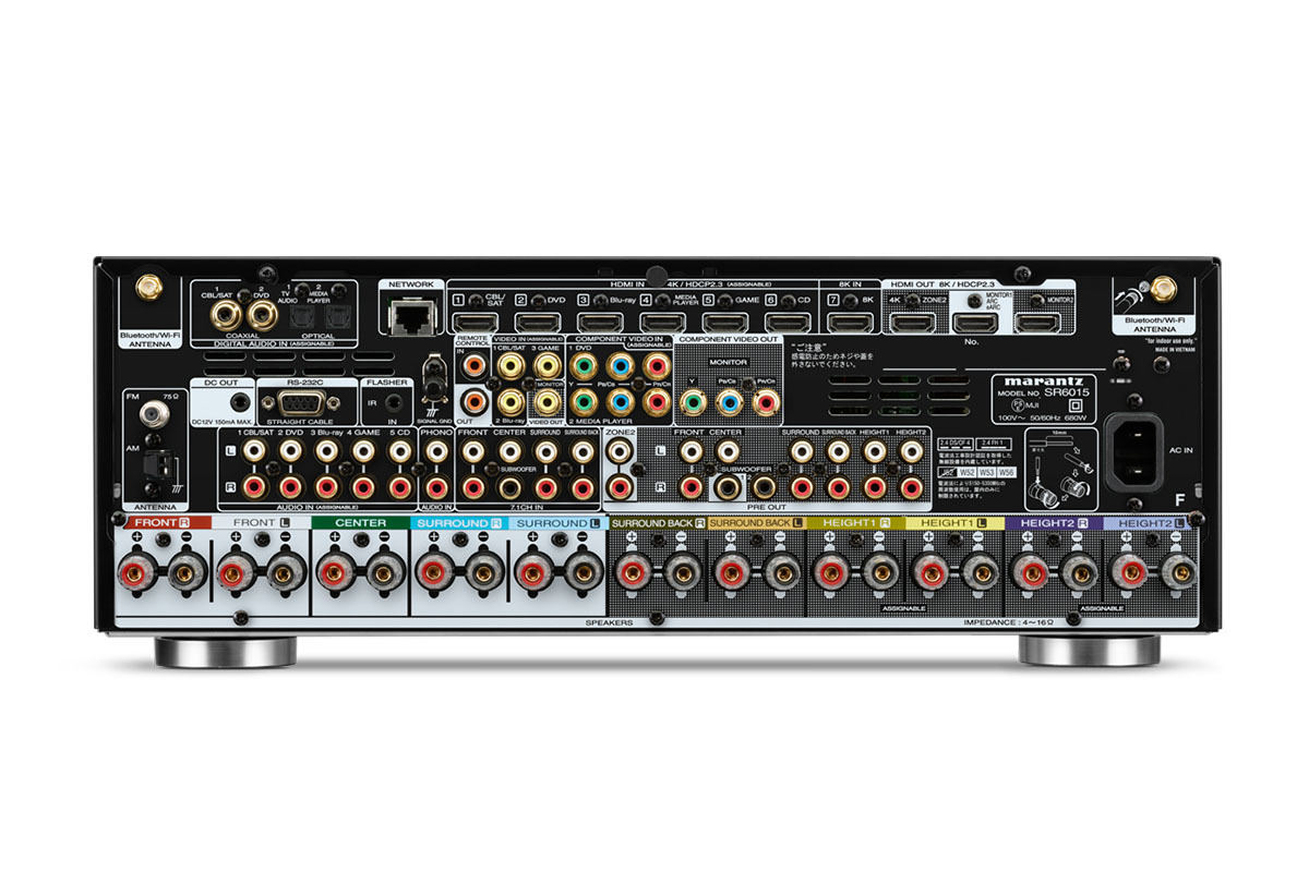 マランツ、ステレオ音質も高めた8K対応9ch AVアンプ「SR6015」 | マイ